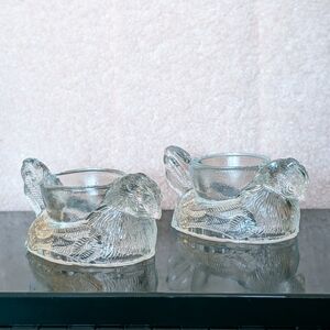 Glass Chicken Egg Cups